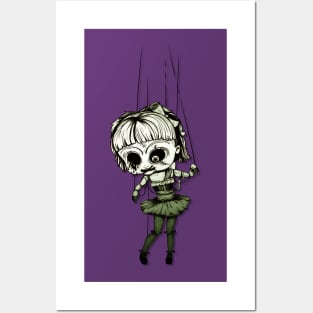 Marionette Skull Doll Posters and Art